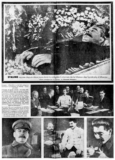 Der Tod von Stalin von Unbekannt