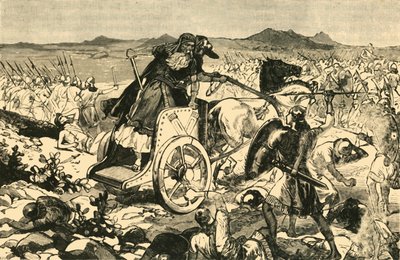 Die Niederlage von Adonizedek, 1890 von Unbekannt
