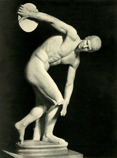 Der Diskobolos von Myron, 1908 von Unbekannt