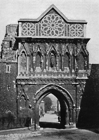 Das Ethelbert-Tor, Norwich, 1892 von Unbekannt