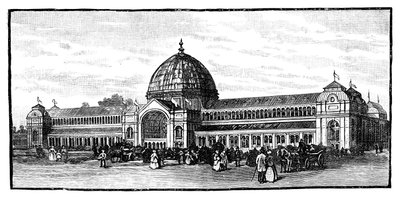 Das Ausstellungsgebäude von 1862 von Unbekannt