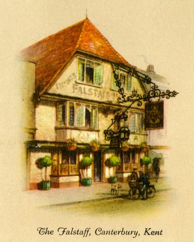 Der Falstaff, Canterbury, Kent von Unbekannt