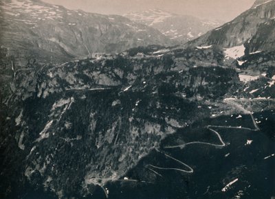 Das Flaam-Tal, Blick Richtung Vatnehalsen, 1914 von Unbekannt