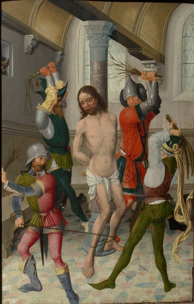 Die Geißelung Christi, ca. 1465 von Unbekannt