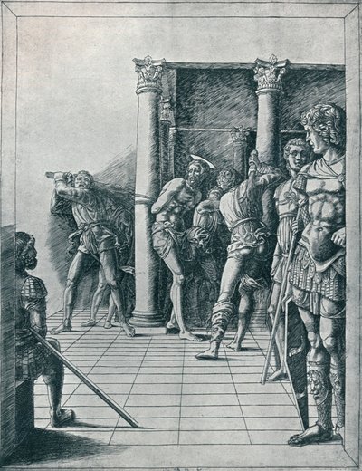 Die Geißelung, mit dem Pflaster, 1906 von Unbekannt