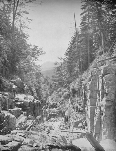 The Flume, Franconia White Mountains, N.H., um 1897 von Unbekannt