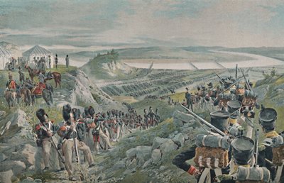 Die französische Armee überquert den Niemen, 1812 von Unbekannt