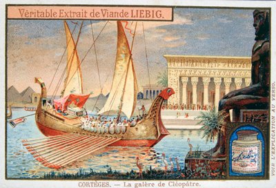 Die Galeere der Kleopatra von Unbekannt