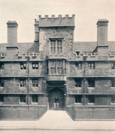 Das Tor, Wadham College, Oxford, 1903 von Unbekannt