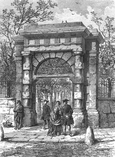 Das Tor zu St. Giles von Unbekannt