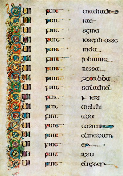 Die Genealogie Christi, 800 n. Chr., 20. Jahrhundert von Unbekannt