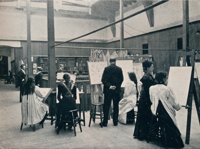 Die Glasgow School of Art, Das Museum, ca. 1900 von Unbekannt