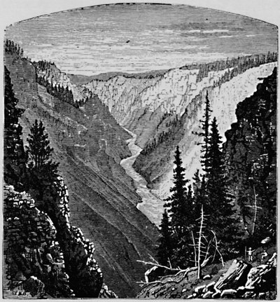 Der Grand Canyon, 1883 von Unbekannt