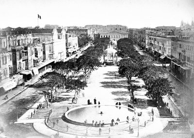Der große Platz, Alexandria, Ägypten, ca. 1910er von Unbekannt