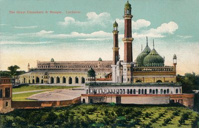 Die Große Embambara & Moschee. Lucknow, ca. 1900 von Unbekannt