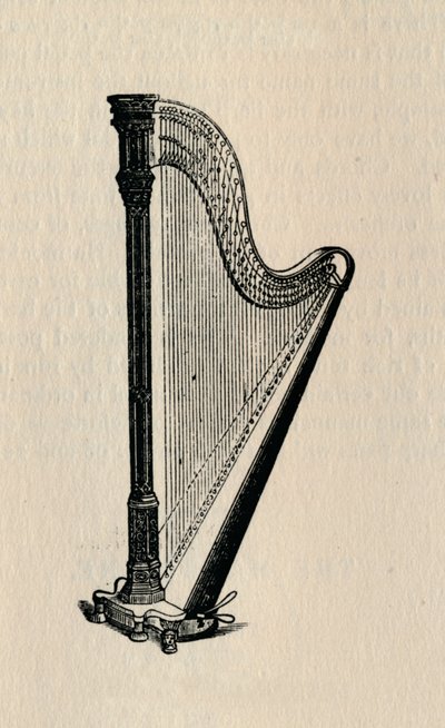 Die Harfe, 1895 von Unbekannt