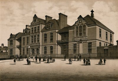 Das Krankenhaus, ca. 1880 von Unbekannt