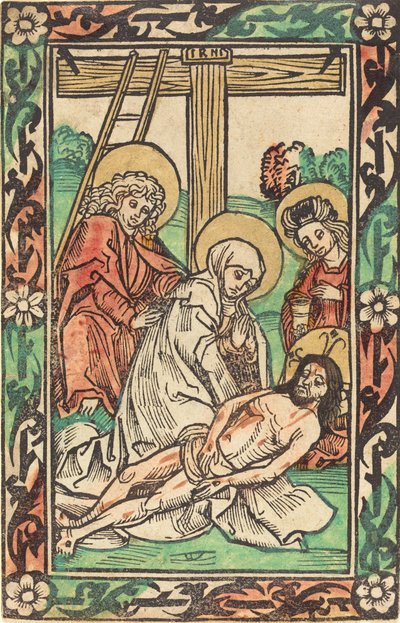 Die Beweinung, ca. 1480-1500 von Unbekannt