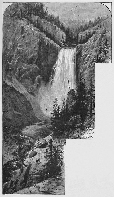 Die unteren Wasserfälle, 1883 von Unbekannt