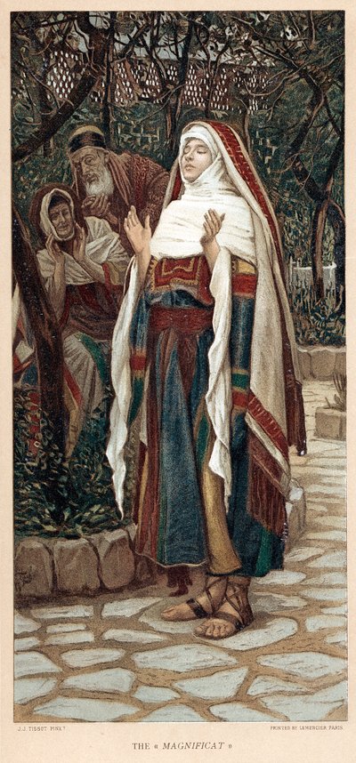 Das Magnificat, ca. 1890 von Unbekannt