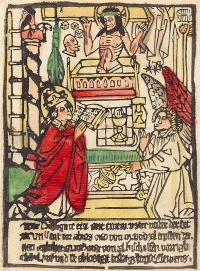Die Messe des Heiligen Gregor von Unbekannt