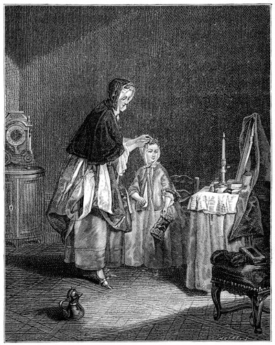 Die Morgentoilette, 1885 von Unbekannt