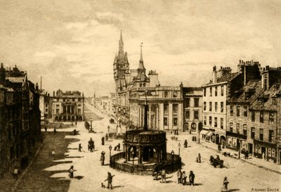Die städtischen Gebäude, Aberdeen von Unbekannt