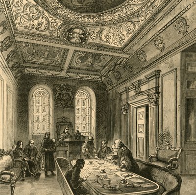 Der alte Aldermännerhof, Guildhall, 1897 von Unbekannt