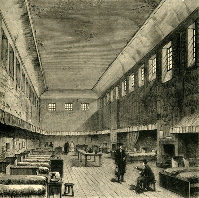 Das alte Schlafsaal im Jahr 1840, 1881 von Unbekannt