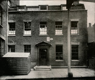 Das alte Bauernhaus an der Tottenham Court Road, ca. 1913 von Unbekannt