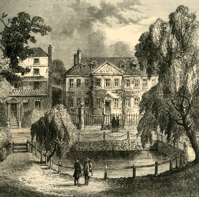 Das alte Haus am Grünen, ca. 1878 von Unbekannt