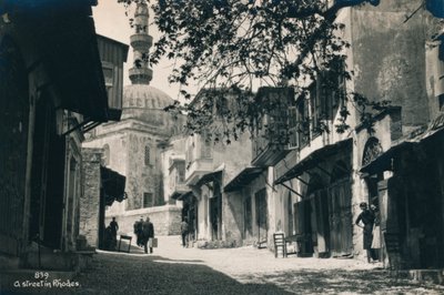 Die Altstadt von Rhodos, Griechenland, 1936 von Unbekannt