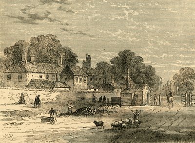 Die alte Mautstelle, Kensington, 1820, ca. 1876 von Unbekannt