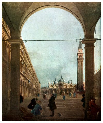 Die Piazza, Venedig, ca. 1756, 1956 von Unbekannt