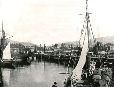 Der Hafen von Hobart, Tasmanien, Australien, 1895 von Unbekannt