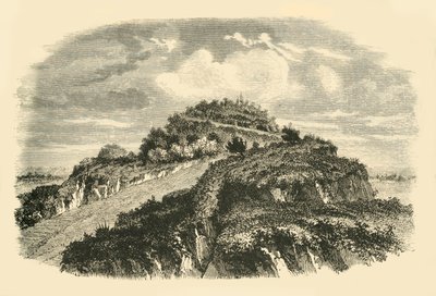 Die Pyramide von Cholula, 1890 von Unbekannt