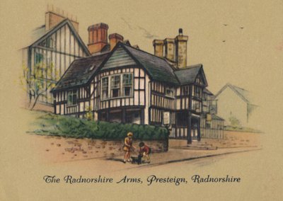 The Radnorshire Arms, Presteign, Radnorshire, 1939 von Unbekannt