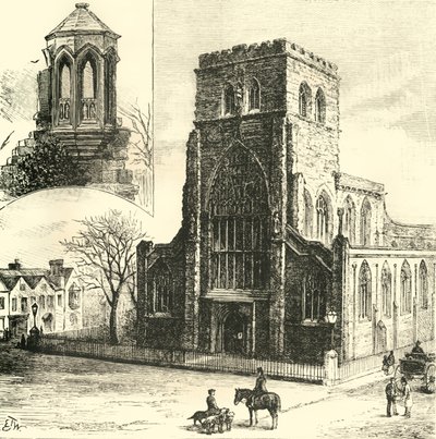 Das Refektoriumskanzel. Die Abteikirche, 1898 von Unbekannt