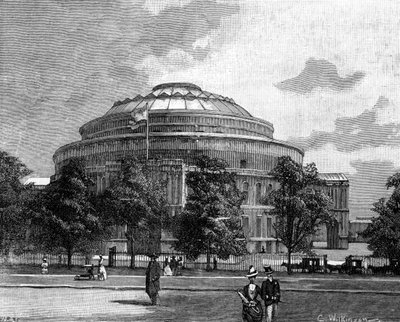 Die Royal Albert Hall, Kensington, London, 1900 von Unbekannt