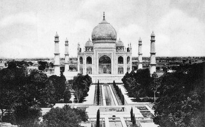 Das Taj Mahal, Agra, 20. Jahrhundert von Unbekannt