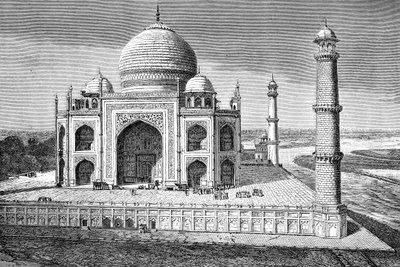 Das Taj Mahal, Agra, Indien, 1895 von Unbekannt