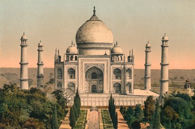 Das Taj Mahal in Agra, ca. 1895, 1904 von Unbekannt