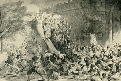 Die Einnahme des Kaschmir-Tores, 1901 von Unbekannt