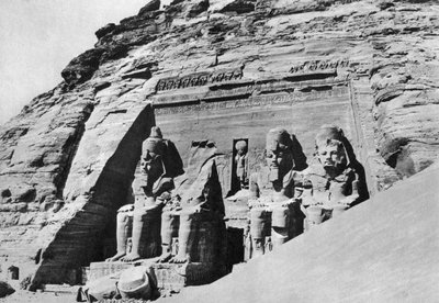 Der Tempel von Abu Simbel, Ägypten, 1936 von Unbekannt