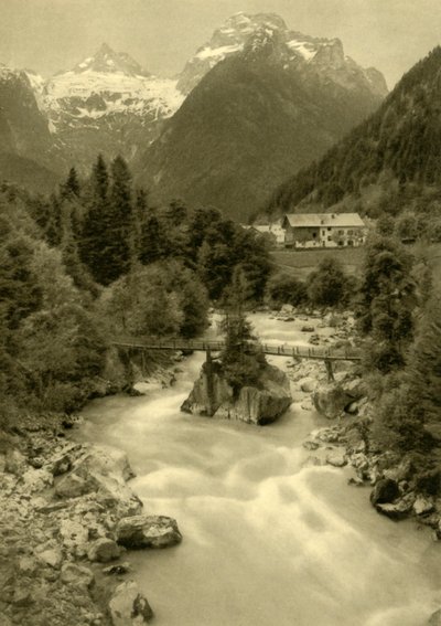 Der Teufelssteg, Lofer, Österreich, ca. 1935 von Unbekannt