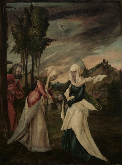 Die Heimsuchung, ca. 1530-1550 von Unbekannt