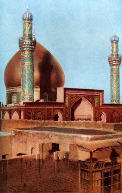 Die al-Askari-Moschee, Samarra, Irak, ca. 1930er Jahre von Unbekannt