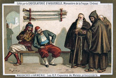 Die Kapuzinermönche von Malata gefangen genommen, 1895 von Unbekannt
