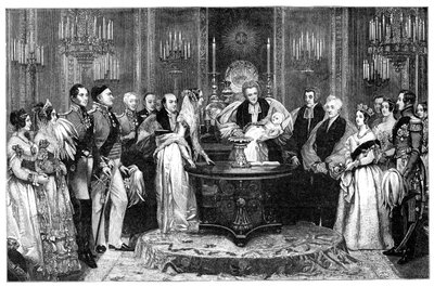 Die Taufe der Prinzessin Royal, 1841 von Unbekannt