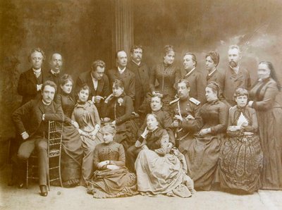 Die erste dramatische Theatergruppe in Warschau von Unbekannt